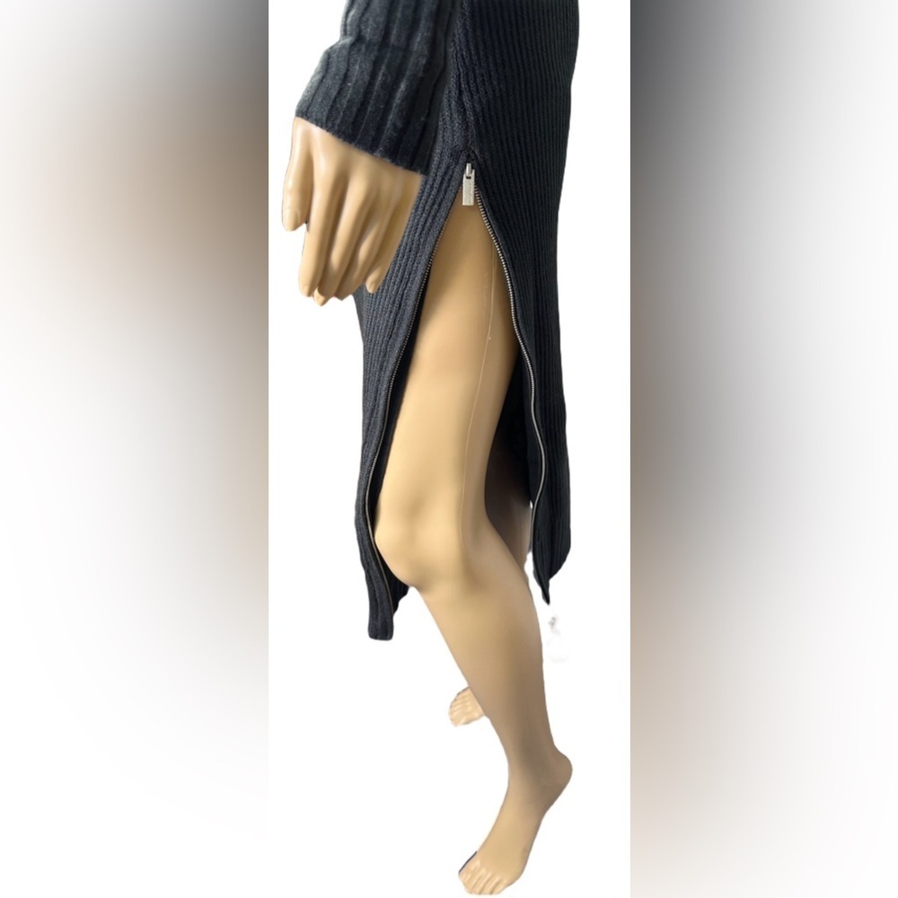 CALVIN KLEIN Woman’s Ribbed Long Sleeve Crew Neck Dress NWT Large - Picture 4 of 6